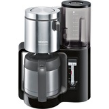 Siemens TC86503 cafetera eléctrica Cafetera de filtro 1 L negro/Antracita, Cafetera de filtro, 1 L, 1100 W, Antracita, Plata