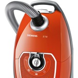 Siemens VSZ7330 aspiradora 5 L Aspiradora cilíndrica Secar 650 W Bolsa para el polvo, Aspiradora de suelo rojo, 650 W, Aspiradora cilíndrica, Secar, Bolsa para el polvo, 5 L, HEPA