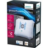 Siemens VZ41FGALL accesorio y suministro de vacío Bolsa para el polvo Aspiradora cilíndrica, Bolsas de aspiradora Bolsa para el polvo, Aspiradora cilíndrica, Blanco, Caja, 4 pieza(s)