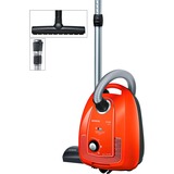 Siemens iQ300 VSP3AAAA aspiradora 4 L Aspiradora cilíndrica Secar 750 W Bolsa para el polvo, Aspiradora de suelo rojo, 750 W, Aspiradora cilíndrica, Secar, Bolsa para el polvo, 4 L, Filtro higiénico