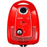 Siemens iQ300 VSP3AAAA aspiradora Aspiradora cilíndrica Secar 750 W Bolsa para el polvo, Aspiradora de suelo rojo, 750 W, Aspiradora cilíndrica, Secar, Bolsa para el polvo, Filtro higiénico, Filtrado