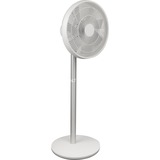 SmartMI Pedestal Fan 2S Blanco, Ventilador blanco, Ventilador con aspas para el hogar, Blanco, Piso, Aluminio, 29 dB, Inalámbrico