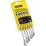 Stanley 4-94-646 Llaves fijas de estrella, Llave de tuercas 10,11,13,14 mm, Сhrome, Acero cromo vanadio, Nicromo, Satén, 30°
