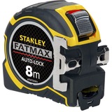 Stanley Cinta métrica FATMAX PRO Autolock, 8 metros negro/Amarillo