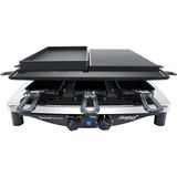 Steba RC 4 Plus Deluxe Chrome Negro, Raclette acero fino/Negro, 370 mm, 390 mm, 140 mm, 8 kg