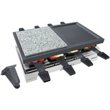 Steba RC 88 8 personas(s) 1200 W, Raclette acero fino/Negro, 1200 W, 140 mm, 240 mm, 405 mm, 6,5 kg