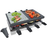 Steba RC 88 8 personas(s) 1200 W, Raclette acero fino/Negro, 1200 W, 140 mm, 240 mm, 405 mm, 6,5 kg