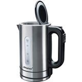 Steba WK 21 INOX tetera eléctrica 1,7 L 2200 W Acero inoxidable, Hervidor de agua Inox/Negro, 1,7 L, 2200 W, Acero inoxidable, De plástico, Acero inoxidable, Ajustes de termostato, Indicador de nivel de agua