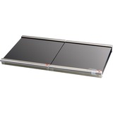 Steba WP 1 calentador de alimentos 270 W Negro, Cromo, Calientaplatos negro/Plateado, 270 W, 230 V, Negro, Cromo, Cromo, Vidrio, CE, 350 mm