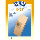 Swirl R 23 Bolsa para el polvo, Bolsas de aspiradora Bolsa para el polvo, Marrón, Papel, Bosch, Karcher, Siemens, 4 pieza(s)