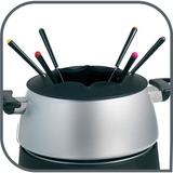 Tefal EF 3000.10 fondue, gourmet y wok negro/Plateado, Negro, Plata, 1200 W, Minorista