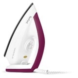 Tefal EasyGliss FS4030 Plancha seco Suela de Durilium 1200 W Borgoña, Blanco blanco/Lila, Plancha seco, Suela de Durilium, 1,8 m, Borgoña, Blanco, 1200 W, China