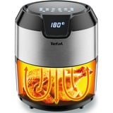 Tefal Easy Fry EY401D freidora Sencillo 4,2 L Independiente 1500 W Freidora de aire caliente Negro, Acero inoxidable acero fino/Negro, Freidora de aire caliente, 4,2 L, 1,2 kg, 80 °C, 200 °C, 6 personas(s)