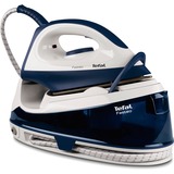 Tefal Fasteo SV6040 estación plancha al vapor 2200 W 1,2 L Suela de cerámica Azul, Blanco, Estación de planchado a vapor blanco/Azul, 2200 W, 180 g/min, Suela de cerámica, 5,2 bar, 1,2 L, 100 g/min