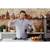 Tefal Jamie Oliver Ingenio kit de cacerolas 9 pieza(s), Conjunto de ollas acero fino, Acero inoxidable, Acero inoxidable, Titanium Excellence, Negro, Acero inoxidable, Vidrio, 250 °C
