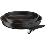Tefal L67193 kit de cacerolas 2 pieza(s), Juego de sartenes negro/Plateado, Negro, Aluminio, Negro, Aislante, Francia, 28 cm