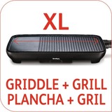 Tefal Malaga TG3918 Parrilla Mesa Eléctrico Negro 1960 W negro, 1960 W, Parrilla, Eléctrico, 1300 cm², Mesa, Plancha