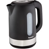 Tefal Snow KO3308 tetera eléctrica 1,7 L 2400 W Negro, Hervidor de agua acero fino/Negro, 1,7 L, 2400 W, Negro, Indicador de nivel de agua, Sin cables, Filtrado