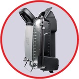 Tefal Ultra Compact 600 Comfort GC3060 parrilla eléctrica de contacto, Barbacoa de contacto acero fino/Negro, Negro, Acero inoxidable, Rectangular, Aluminio, 2000 W, 210 mm, 383 mm