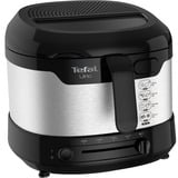 Tefal Uno FF215D Sencillo 1,8 L Independiente 1600 W Freidora Negro, Acero inoxidable acero fino/Negro, Freidora, 1,8 L, 1 kg, 1,8 L, 150 °C, 190 °C