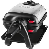 Tefal WM756D gofrera 2 barquillo(s) 1200 W Negro, Acero inoxidable negro/Plateado, 250 mm, 250 mm, 415 mm, 4,7 kg, 1200 W, 80 cm