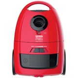 Thomas Eco Power 2.0 Aspiradora cilíndrica Secar 700 W Bolsa para el polvo, Aspiradora de suelo rojo, 700 W, Aspiradora cilíndrica, Secar, Bolsa para el polvo, HEPA, Filtrado