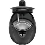 Unold 18555 tetera eléctrica 1,7 L 1850 W Negro, Hervidor de agua negro, 1,7 L, 1850 W, Negro, Plástico, Indicador de nivel de agua, Sin cables