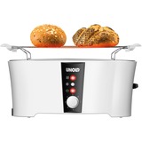 Unold 38020 tostadora 4 rebanada(s) 1350 W Negro, Blanco blanco/Negro, 4 rebanada(s), Negro, Blanco, -, Y, Botones, Giratorio, 1350 W, 220-240 V