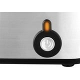 Unold 38610 cuecehuevos 3 huevos 210 W Acero inoxidable, Hervidor de huevos acero fino/Negro, 202 mm, 84 mm, 134 mm, 500 g, 220-240 V, 50 - 60 Hz