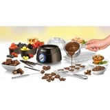 Unold 48667 chocolatera 0,25 L Crisol, Fondue marrón/Plateado, Crisol, 0,25 L, Marrón, Plata, Plástico, 115 °C, 0,75 m