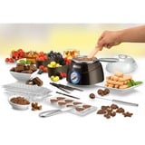 Unold 48667 chocolatera 0,25 L Crisol, Fondue marrón/Plateado, Crisol, 0,25 L, Marrón, Plata, Plástico, 115 °C, 0,75 m