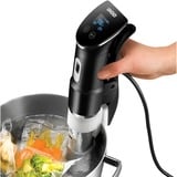 Unold 58915 equipo para cocción sous-vide o al vacío a baja temperatura Circulador de inmersión para cocción sous vide (al vacío a baja temperatura), Olla de cocción Sous-vide negro, Circulador de inmersión para cocción sous vide (al vacío a baja temperatura), Negro, Acero inoxidable, 95 °C, Plástico, Acero inoxidable, Botón, 60 h
