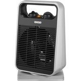 Unold 86116 calefactor eléctrico Calentador de ventilador Negro, Plata 2000 W, Termoventiladores plateado/Negro, Calentador de ventilador, 75°, Piso, Negro, Plata, Giratorio, 2000 W