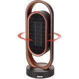 Unold 86535 calefactor eléctrico Interior Negro, Marrón 1800 W Ventilador eléctrico, Termoventiladores negro/Cobre, Ventilador eléctrico, Cerámico, 80°, 8 h, Interior, Piso