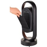 Unold 86535 calefactor eléctrico Interior Negro, Marrón 1800 W Ventilador eléctrico, Termoventiladores negro/Cobre, Ventilador eléctrico, Cerámico, 80°, 8 h, Interior, Piso