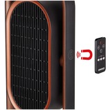 Unold 86535 calefactor eléctrico Interior Negro, Marrón 1800 W Ventilador eléctrico, Termoventiladores negro/Cobre, Ventilador eléctrico, Cerámico, 80°, 8 h, Interior, Piso