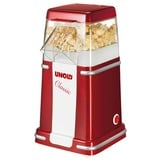 Unold Classic palomitas de maiz poppers Rojo, Plata, Blanco 900 W, Palomitero rojo/blanco, Rojo, Plata, Blanco, 100 g, Plástico, Botones, 0,85 m, CE;REACH;LFBG;ROHS