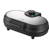 Unold PANCAKE MAKER American crepera 2 crep(s) 1000 W Negro, Acero inoxidable, Máquina de hacer tortitas acero fino cepillado/Negro, 219 mm, 306 mm, 113 mm, 1,6 kg, 1000 W, 220 - 240 V