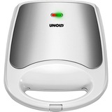 Unold Quadro sandwichera 1100 W Plata, Blanco blanco/Acero fino, 1100 W, 220-240 V, 50 Hz, 272 mm, 328 mm, 104 mm