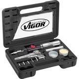 VIGOR V5512, Soplete de soldar plateado/Negro