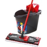Vileda Mopa ULTRAMAX XL caja universal, Limpiador de suelo negro/Rojo