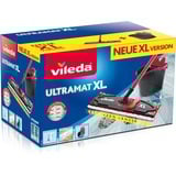 Vileda Mopa ULTRAMAX XL caja universal, Limpiador de suelo negro/Rojo