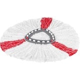 Vileda Turbo 2in1 Cabezal de fregona Rojo, Blanco, Limpiador de suelo blanco/Rojo, Cabezal de fregona, Rojo, Blanco, Microfibra, Poliamida, 1 pieza(s), 160 g, 300 mm