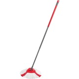 Vileda mop en steel Supermocio 3Action fregona Lana Rojo, Blanco, Limpiador de suelo negro/Rojo, Laminado, Azulejos, Madera, Lana, Rojo, Blanco