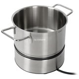 WMF Lono 04.1513.0011 fondue, gourmet y wok 1,5 L 8 personas(s) acero fino/Negro, 8 personas(s), 1,5 L, Negro, Cromo, Alrededor, Listo, 1400 W