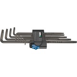 Wera 05024450001 llave torx, Destornillador negro, Juego de llaves acodadas TORX® HF con función de sujeción