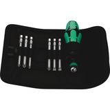 Wera 05059298001 destornillador manual Juego Destornillador de trinquete, Conjuntos de bits negro/Verde, Negro / Azul