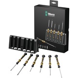 Wera 1578 A/6 ESD, Destornillador negro/Amarillo, Juego de destornilladores para usos electrónicos + Bandeja