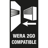 Wera 2go 2 Negro, Verde, Bolsa negro, Negro, Verde, Resistente al agua, 330 mm, 115 mm, 335 mm