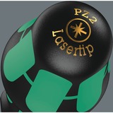 Wera 335/350/355/3, Destornillador negro/Verde, Kraftform Plus Lasertip + Bandeja